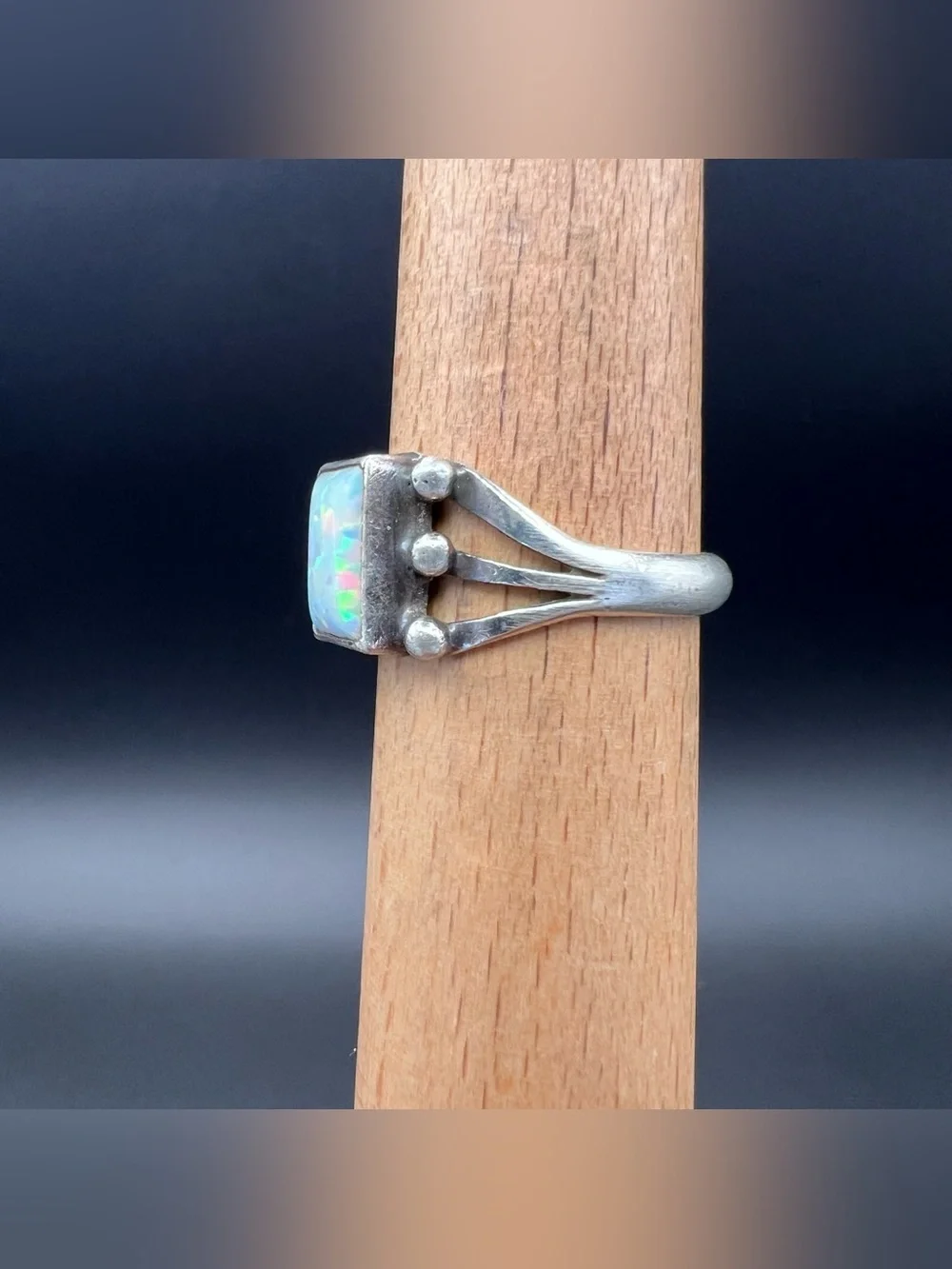 925 Sterling Silver vintage white